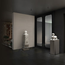 Load image into Gallery viewer, Stealth Silo Monopoint LED Ceiling Light in exhibition room.
