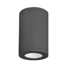 Load image into Gallery viewer, Tube Architectural LED Flush Mount Ceiling Light in Black.
