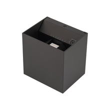 Load image into Gallery viewer, Window Indoor/Outdoor LED Wall Light in Black (Small/16.5W).
