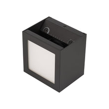 Load image into Gallery viewer, Window Indoor/Outdoor LED Wall Light in Black (Small/20W).
