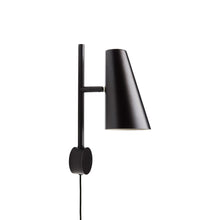 Load image into Gallery viewer, Cono Wall Light in Black.
