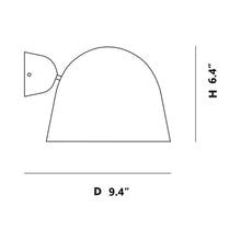 Load image into Gallery viewer, Kuppi Wall Light - line drawing.

