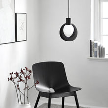 Load image into Gallery viewer, Lunar Pendant Light in living room.
