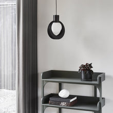 Load image into Gallery viewer, Lunar Pendant Light in living room.
