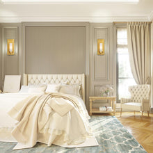 Load image into Gallery viewer, Aideen Wall Light in bedroom.
