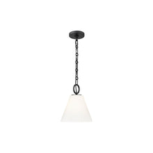 Load image into Gallery viewer, Alaric Pendant Light in Matte Black (10-Inch).
