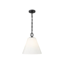 Load image into Gallery viewer, Alaric Pendant Light in Matte Black (14-Inch).
