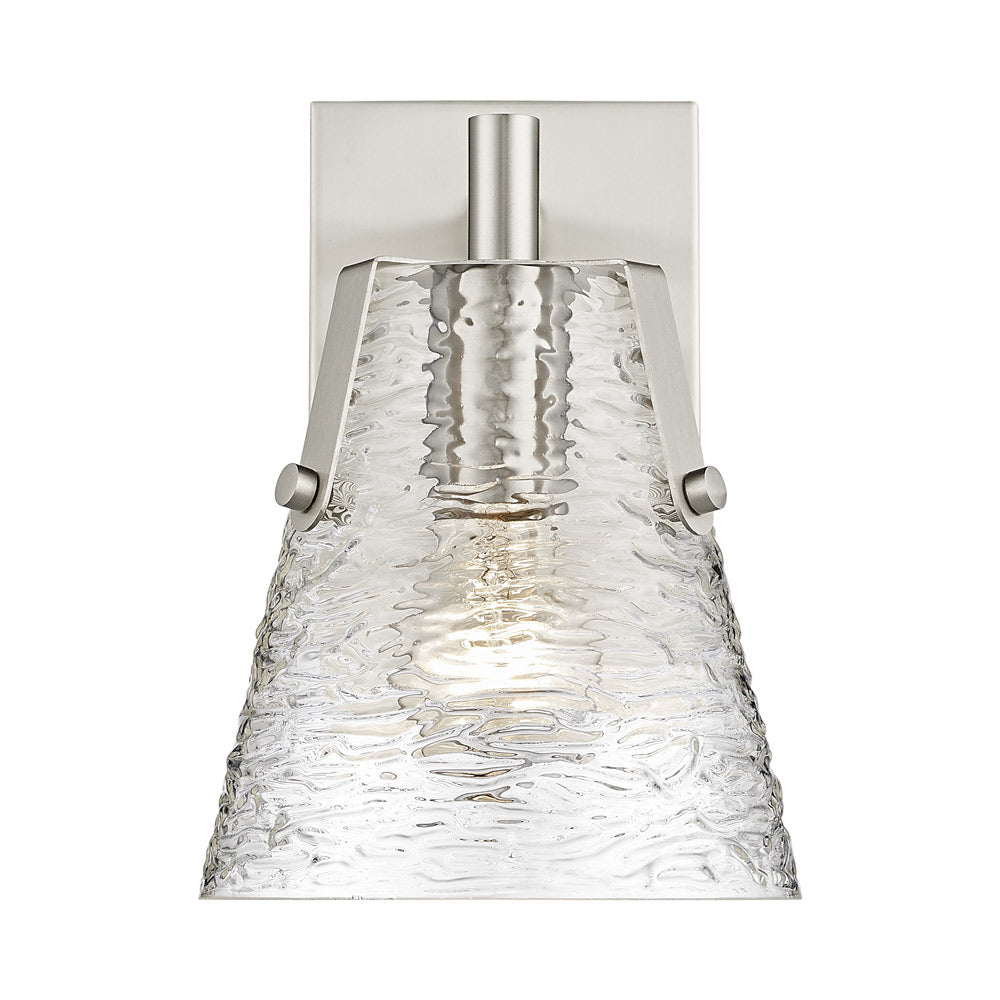Analia Wall Light in Brushed Nickel.