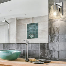 Load image into Gallery viewer, Analia Wall Light in bathroom.
