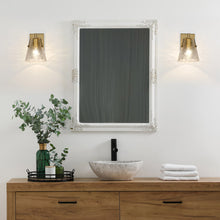Load image into Gallery viewer, Analia Wall Light in bathroom.
