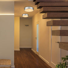 Load image into Gallery viewer, Anders LED Flush Mount Ceiling Light in living room.
