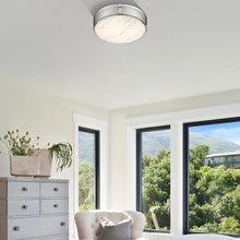 Load image into Gallery viewer, Anders LED Flush Mount Ceiling Light in living room.
