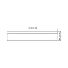 Load image into Gallery viewer, Anders LED Flush Mount Ceiling Light - line drawing.
