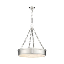 Load image into Gallery viewer, Anders LED Pendant Light in Polished Nickel (Small).
