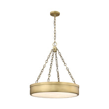 Load image into Gallery viewer, Anders LED Pendant Light in Rubbed Brass (Small).
