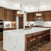 Load image into Gallery viewer, Anders LED Pendant Light in dining room.
