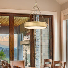 Load image into Gallery viewer, Anders LED Pendant Light in dining room.
