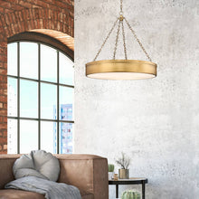 Load image into Gallery viewer, Anders LED Pendant Light in living room.
