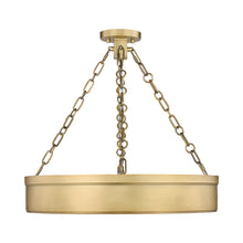 Load image into Gallery viewer, Anders LED Semi Flush Mount Ceiling Light in Detail.
