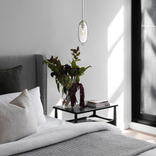 Load image into Gallery viewer, Arden Pendant Light in bedroom.
