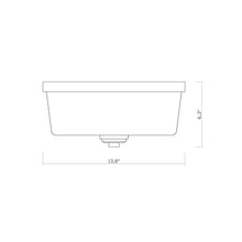 Load image into Gallery viewer, Arlington Flush Mount Ceiling Light - line drawing.
