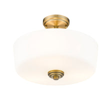 Load image into Gallery viewer, Arlington Semi Flush Mount Ceiling Light in Detail.
