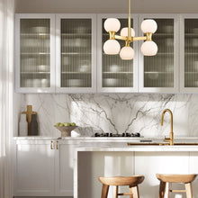 Load image into Gallery viewer, Artemis Chandelier in kitchen.
