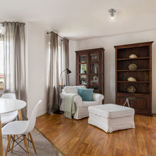 Load image into Gallery viewer, Ashton Flush Mount Ceiling Light in living room.
