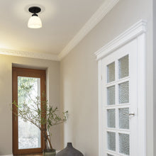 Load image into Gallery viewer, Ashton Flush Mount Ceiling Light in living room.
