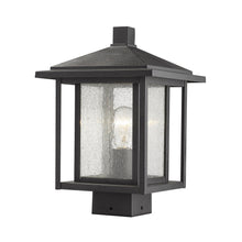 Load image into Gallery viewer, Aspen Outdoor Post Light in Black/Square Post Type (Small).
