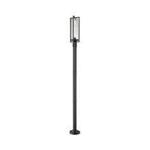 Load image into Gallery viewer, Aura Outdoor Lean Post Light.
