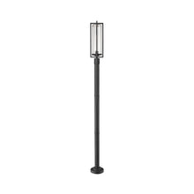 Load image into Gallery viewer, Aura Outdoor Lean Post Light in Detail.

