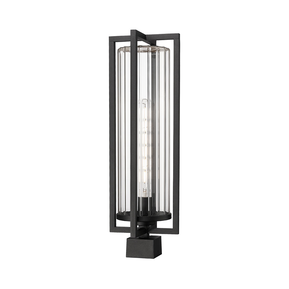 Aura Outdoor Mount Post Light (Square Post Mount).
