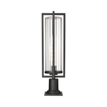 Load image into Gallery viewer, Aura Outdoor Pier Mounted Post Light in Detail.
