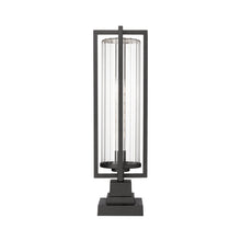 Load image into Gallery viewer, Aura Outdoor Pier Mounted Post Light in Detail.
