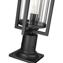Load image into Gallery viewer, Aura Outdoor Pier Mounted Post Light in Detail.
