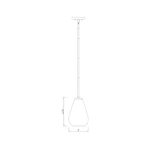Load image into Gallery viewer, Ayra Pendant Light - line drawing.
