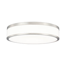 Load image into Gallery viewer, Ballord LED Flush Mount Ceiling Light in Brushed Nickel (16-Inch).
