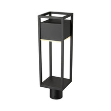 Load image into Gallery viewer, Barwick Outdoor LED Post Light in Detail.
