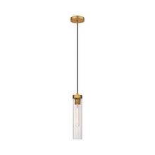 Load image into Gallery viewer, Beau Mini Pendant Light in Rubbed Brass (Cord).
