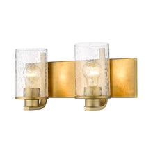 Load image into Gallery viewer, Beckett Bath Vanity Light in Olde Brass (2-Light).
