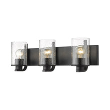 Load image into Gallery viewer, Beckett Bath Vanity Light in Matte Black (3-Light).
