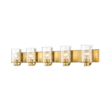 Load image into Gallery viewer, Beckett Bath Vanity Light in Olde Brass (5-Light).

