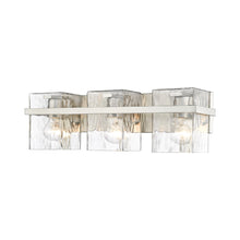 Load image into Gallery viewer, Bennington Bath Vanity Light in Brushed Nickel (3-Light).
