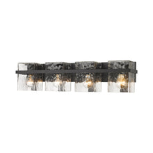 Load image into Gallery viewer, Bennington Bath Vanity Light in Matte Black (4-Light).
