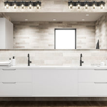 Load image into Gallery viewer, Bennington Bath Vanity Light in bathroom.
