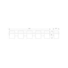 Load image into Gallery viewer, Bennington Bath Vanity Light - line drawing.
