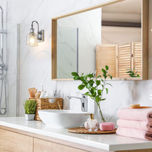 Load image into Gallery viewer, Bryant Bath Wall Light in bathroom.
