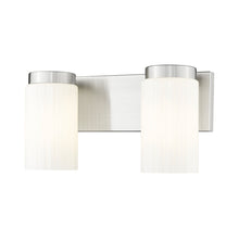 Load image into Gallery viewer, Burk Bath Vanity Light in Brushed Nickel (2-Light).
