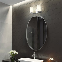 Load image into Gallery viewer, Burk Bath Vanity Light in bathroom.
